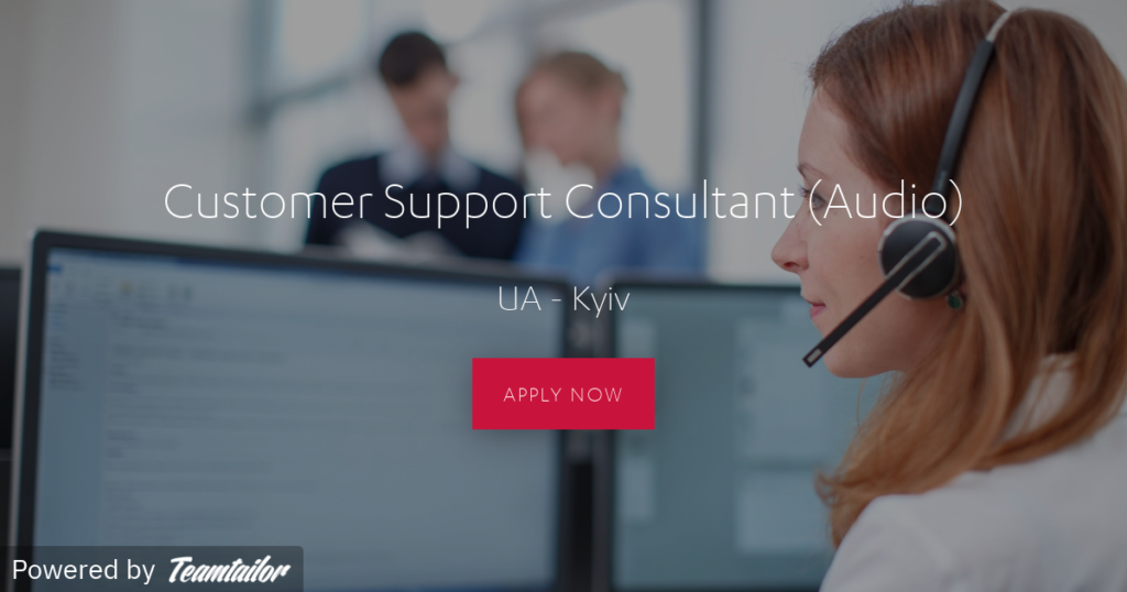 Customer Support Consultant (Audio)