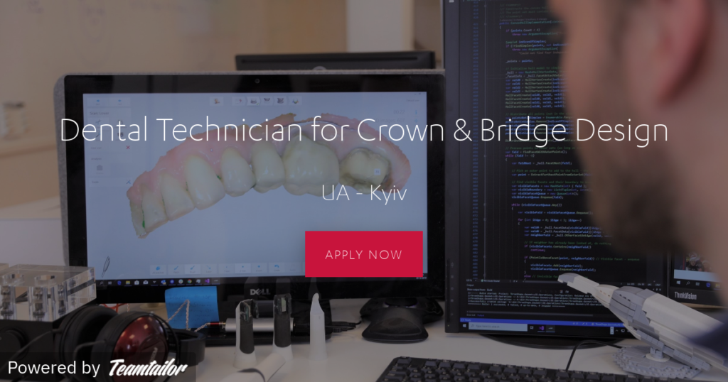 Dental Technician for Crown & Bridge Design