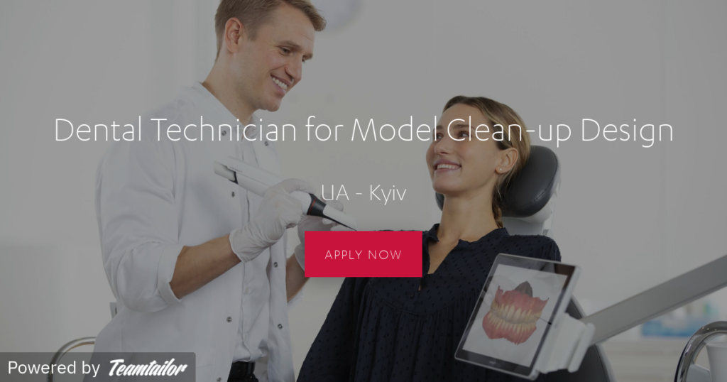 Dental Technician for Model Clean-up Design
        

        
          
            
              Corporate Business Development & Marketing · UA - Kyiv