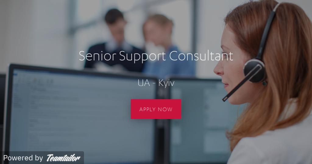 Senior Support Consultant