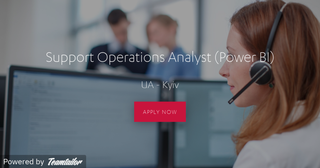 Support Operations Analyst (Power BI)