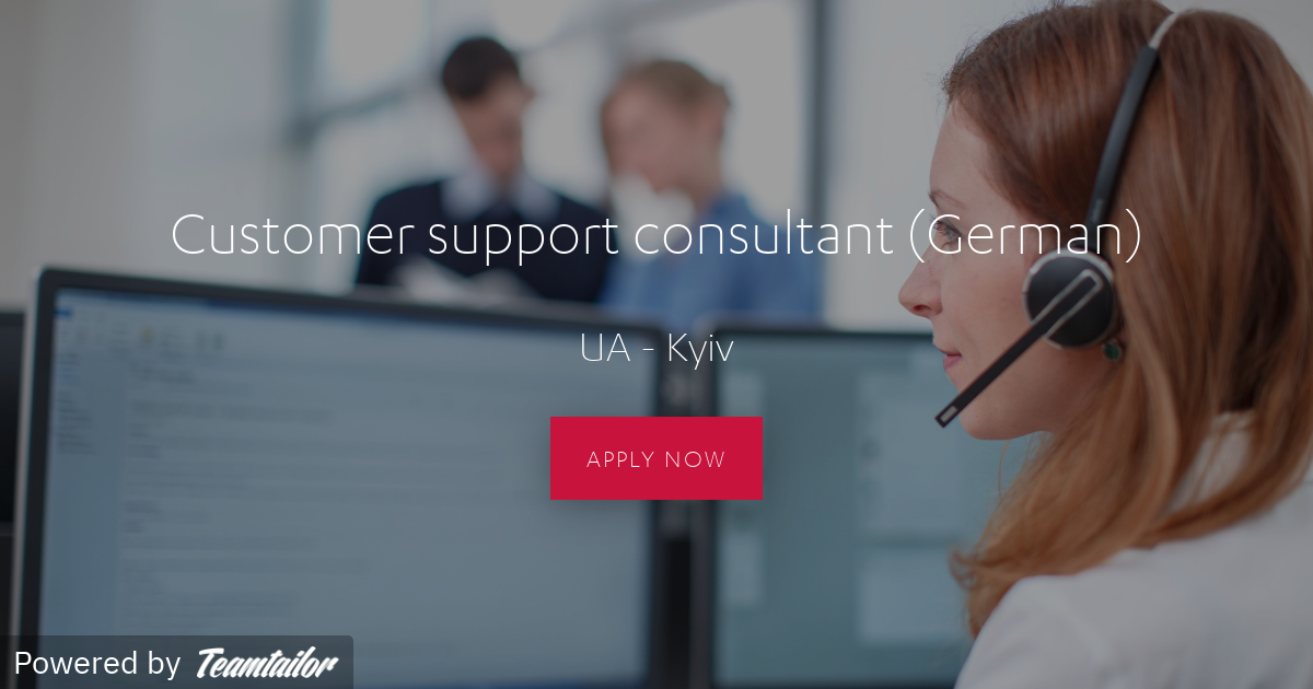 Customer support consultant (German)