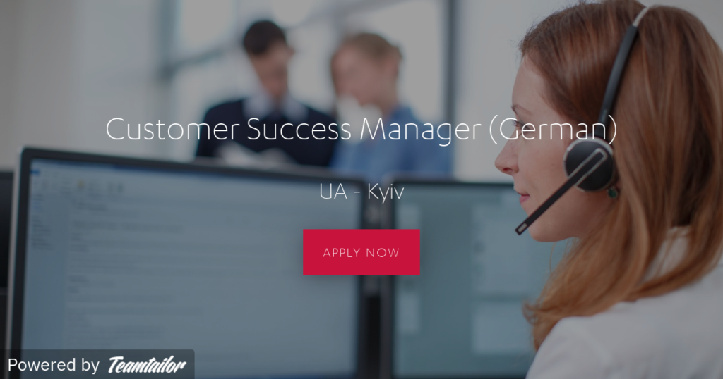 Customer Success Manager (German)