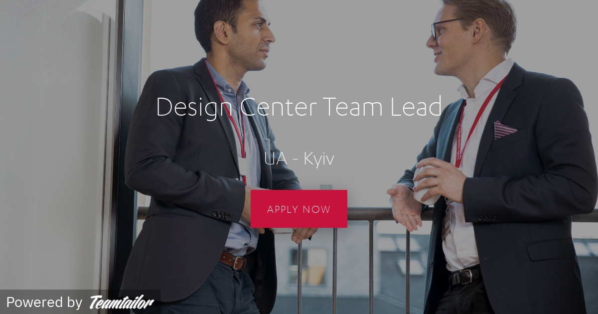 Design Center Team Lead